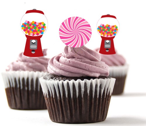 Cake topper in carta di - 24,