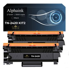 2 TONER TN 2420 COMPATIBILI PER BROTHER MFC L2710DW L2710DN L2710 L2750DW L2730D