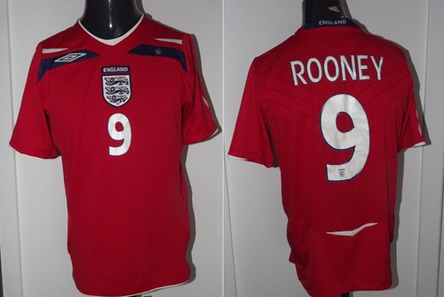 2008 inghilterra rooney 9 - rooney, #9