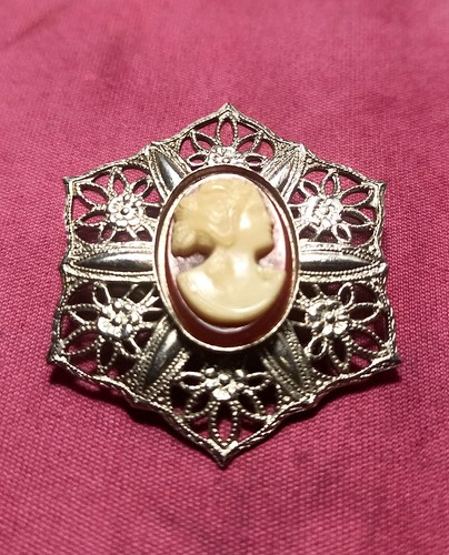 Spilla vintage con - con, cameo