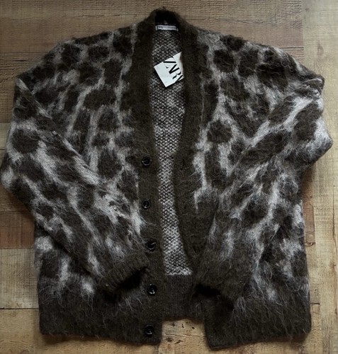Zara cardigan leopardato uomo - zara,