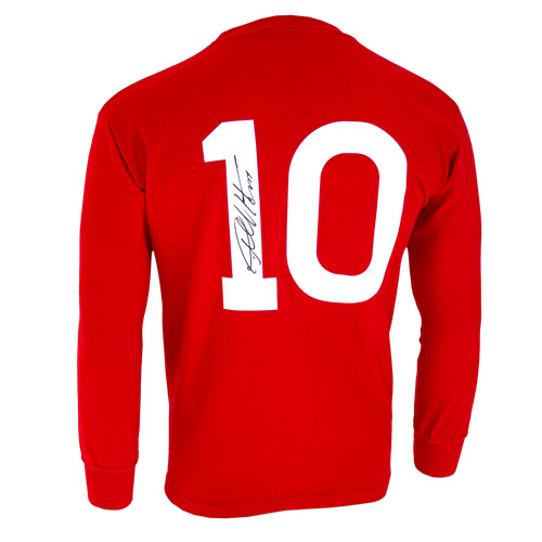 Maglia geoff hurst firmata - hurst,