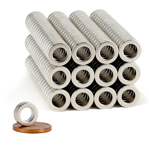 Magnete neodimio con foro - al,