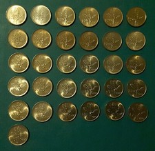 COLLEZIONE 31 MONETE 20 LIRE