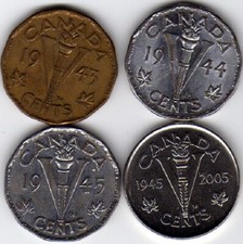 Canada Set of WW II VICTORY