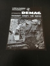 1976 DEMAG EXCAVATORS HEAVY