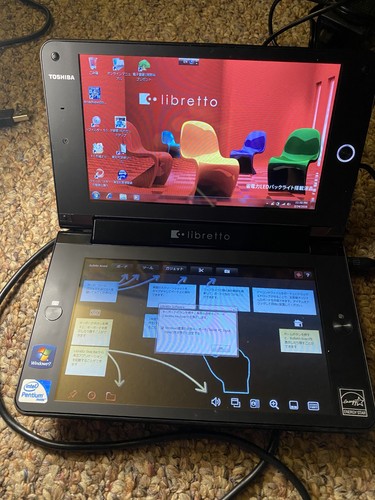 Toshiba libretto w100 w105 - toshiba,