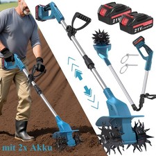 Zappatrice a batteria 21V piccola fresa per pavimenti fresa da giardino coltivatore elettrico con batteria