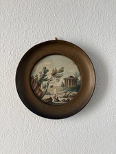 Antico Dipinto Tondo 