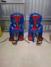 Bellelli Pepe Standard Seggiolino Bici Posteriore per Bambini, Blu