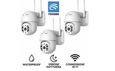 3 PZ Telecamera YOOSEE  Cam PTZ WIFI Camera  Dome Wireless SPEED ZOOM Telecamere