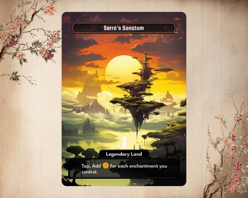 Serra sanctum mtg custom - serra's,