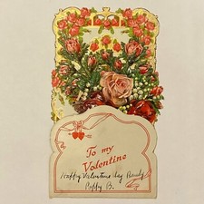 C265 - Vintage - Biglietto augurale San Valentino POP-UP (3D)