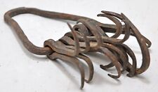 Ferro Antico Well Secchio Delizioso Ganci Originale Vecchio Mano Lavorato