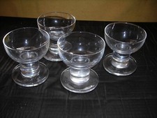 4 PICCOLI BICCHIERI IN VETRO COPPA MACEDONIA GELATO