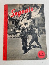 RIVISTA SEGNALE N° 1 / 1940 SIGNAL GUERRA BERLINER ILLUSTRIRTE ZEITUNG MILITARIA