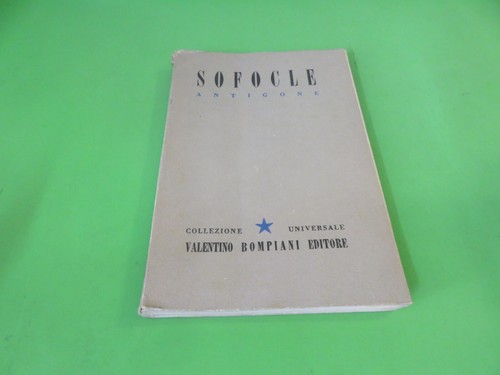 Antigone sofocle bompiani - bompiani,