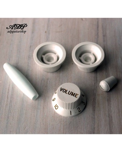 Set boutons blancs - set,