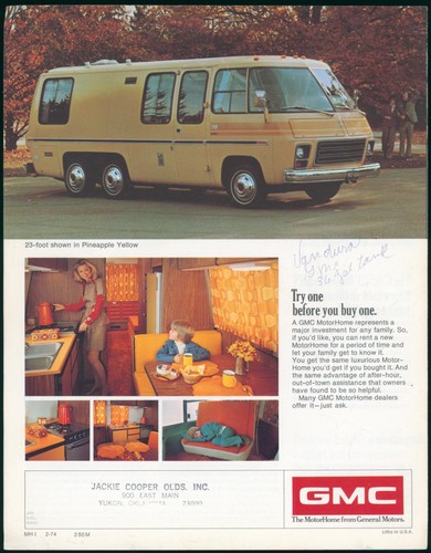 Brochure vendita camper - , gmc