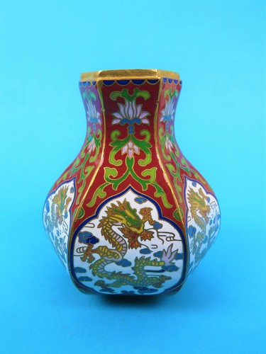 10977 cloisonné vaso - 10977:cloisonné,