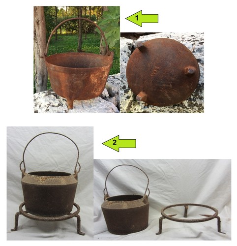 Coppia pentole antiche