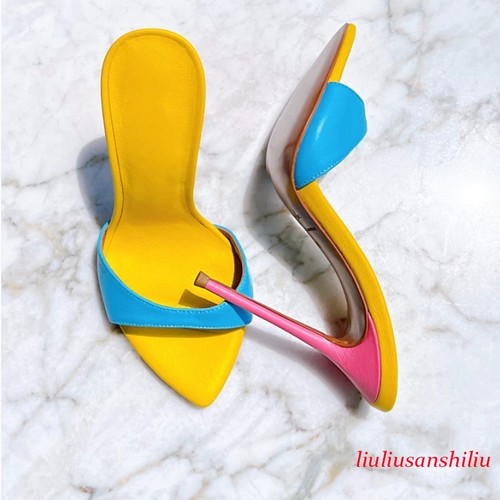 Ciabatte donna colorblock