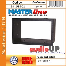 MASCHERINA AUTORADIO 2 DIN POLO 9N DEL 2001 ADATTATORE DUE DIN