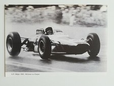 Clipping Foto Illustrazione FORMULA1 GP Belgio 1965 McLaren su Cooper in Gara