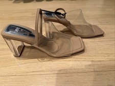 Zara Mid Heel Sandals Size 37