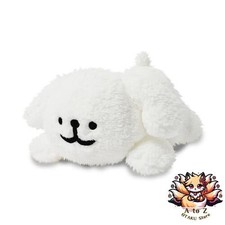 NUOVO peluche maltese sdraiato di grandi dimensioni [ufficiale] / cucciolo...