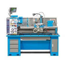 Tornio metalli FERVI T997/230V3A - visualizzatore a 3 assi - Pb 38 mm