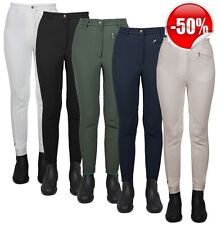 Pantalone pantaloni equitazione cavallo costine donna BLU 