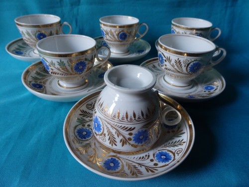 Tasses xixe porcelaine paris - tasses,