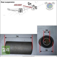 Bronzina molla a balestra RedLine Anteriore per DAIHATSU WILDCAT/ROCKY FEROZA R