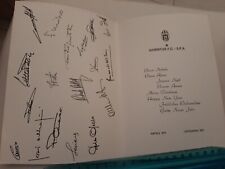 JUVENTUS BIGLIETTO AUGURI NATALE 1974 CAPODANNO 1975 FIRME CALCIATORI (STAMPATE)
