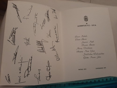 Juventus biglietto auguri - juventus,