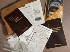 Jeppesen Private Pilot Kit VFR 1981 Navigation Plotter Flight Computer Unused