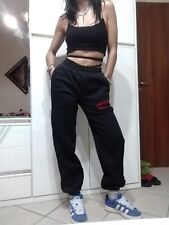 Pantaloni Donna vita Alta Joggers Nero  Tuta Xs Shein Lacci 