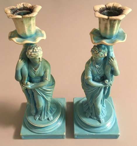 Coppia antichi candelabri - di,
