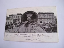 Torino - facciata interna della stazione di Porta Nuova - spedita f. p. 