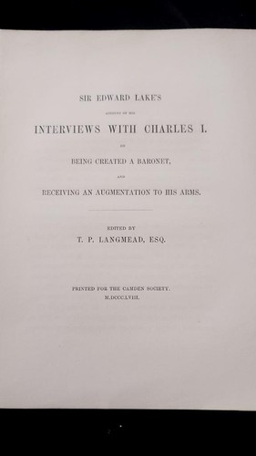 Sir edward lake - sir, lake's
