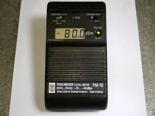 Wandel goltermann pm 10 - &, pm-10