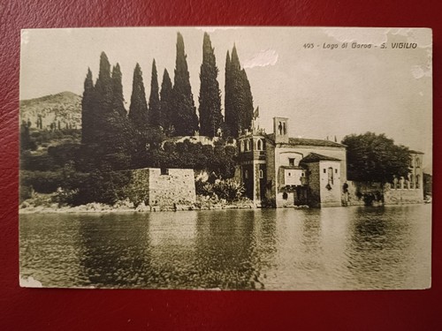 Cartolina lago garda san - cartolina,