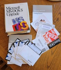 Microsoft MS-DOS 5 manuali di
