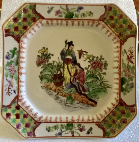 Piatto ceramica ottagonale - piatto,