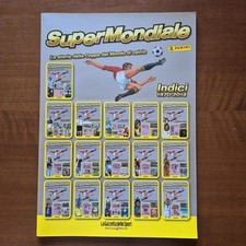 INDICI Album Figurine Mondiali World Cup Gazzetta ristampa Panini SuperMondiale