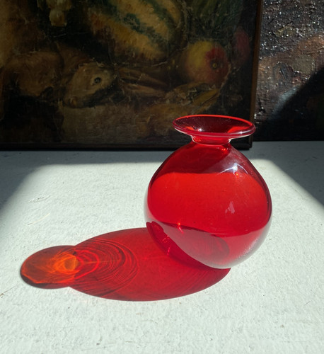 Vaso vetro murano soffiato - vetro,