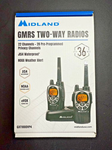 Midland gxt1000vp4 gmrs - gmrs, radio