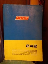 Fiat 242 spare parts catalog