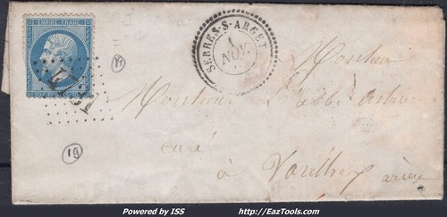 France sur lettre gc - lettre,